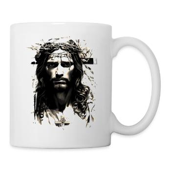 jesus bible christian religion christian cross christian - Mug - white - Right