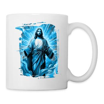 jesus bible christian religion christian cross christian - Mug - white - Right