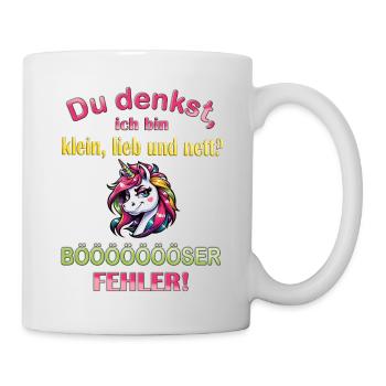 Lustiger Spruch für coole Mädchen - Tasse - Weiß - Rechts