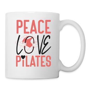 Pilates Instructor Teacher Girl - Tasse - Weiß - Rechts