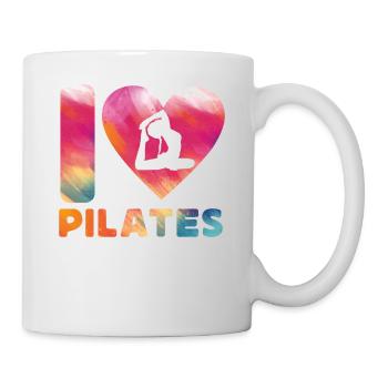 Pilates Instructor Teacher Heart - Tasse - Weiß - Rechts