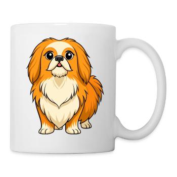 Dignified Pekingese Digital Art - Mug - white - Right