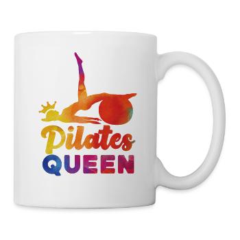 Pilates Instructor Teacher Queen - Tasse - Weiß - Rechts