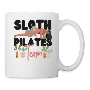 Instructeur de Pilates Professeur de paresseux - Mug blanc - blanc - Droite