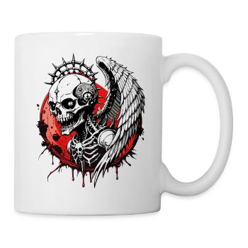 Angel Skull // Skull Angel // Blood FS0005 - Mug - white - Right