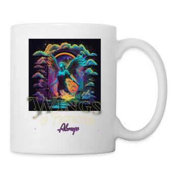 Angelic Divine Messenger Guardian Angel Winged - Mug - white - Right