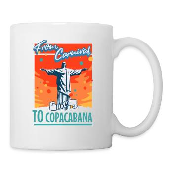 Brazilian Samba Dancing Carnival Festive Vibrant - Mug - white - Right