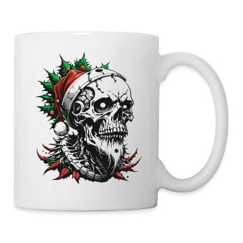 Santa Skull // Skull Santa Claus FS0037 - Mug - white - Right