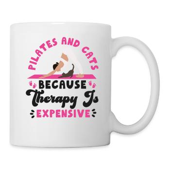 Instructeur de Pilates Enseignant Chat - Mug blanc - blanc - Droite