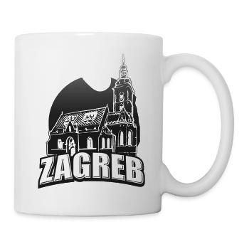 Zagreb Kroatien hrvatska hrv hrv travel tourist croat - Tasse - Weiß - Rechts