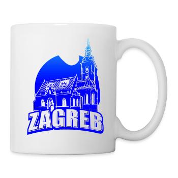 Zagreb Kroatien hrvatska hrv hrv travel tourist croat - Tasse - Weiß - Rechts