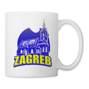 Zagreb Kroatien hrvatska hrv hrv travel tourist croat - Tasse - Weiß - Rechts