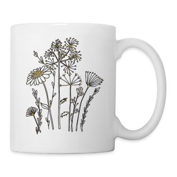 Dried Flowers Orange - Mug - white - Right