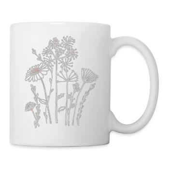 Dried flowers - Mug - white - Right