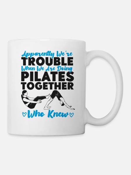 Instructeur de Pilates Professeur Amis - Mug blanc - blanc