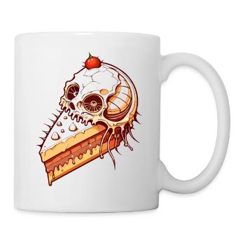 Cake Skull // Skull Cake // Cream FS0104 - Mug - white - Right