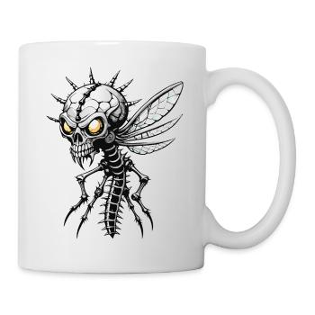 Moskito Skull // Totenkopf Stech-Mücke FS0106 - Tasse - Weiß - Rechts