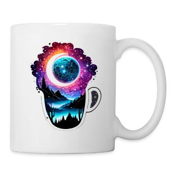 Silhouette / Forest / Portrait / Trees / Person - Mug - white - Right