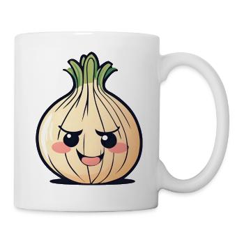 Petit oignon de dessin animé - Mug blanc - blanc - Droite