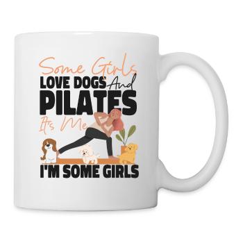 Instructeur de Pilates Professeur Fille - Mug blanc - blanc - Droite