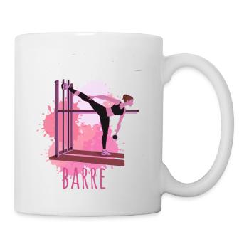 Barre, gymnastik,Sport, Illustration - Tasse - Weiß - Rechts