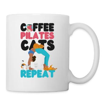 Instructeur de Pilates Professeur Café - Mug blanc - blanc - Droite