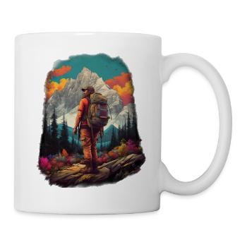 Wanderer 01 - Tasse - Weiß - Rechts