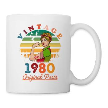 Vintage 1980's - Mug - white - Right