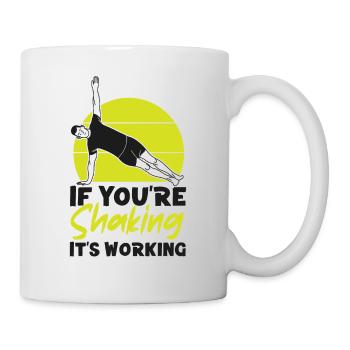 Instructeur de Pilates Professeur Retro - Mug blanc - blanc - Droite