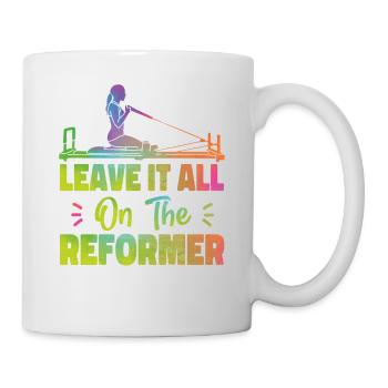 Instructeur de Pilates Enseignant - Mug blanc - blanc - Droite