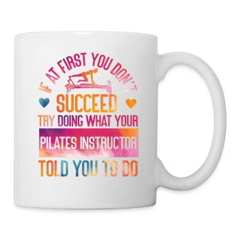 Pilates Instructor Teacher - Tasse - Weiß - Rechts