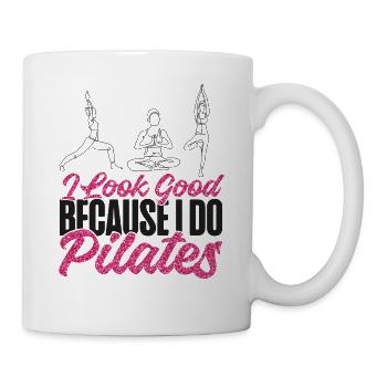 Pilates Instructor Teacher I Look - Tasse - Weiß - Rechts