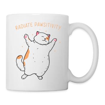 Radiate Pawsitivity - Mug - white - Right
