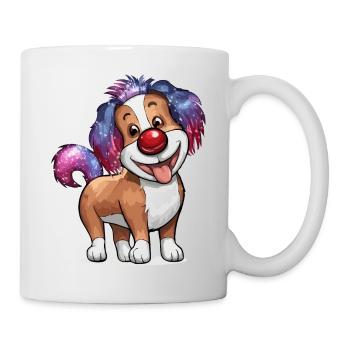 Dog Red Nose - Tasse - Weiß - Rechts