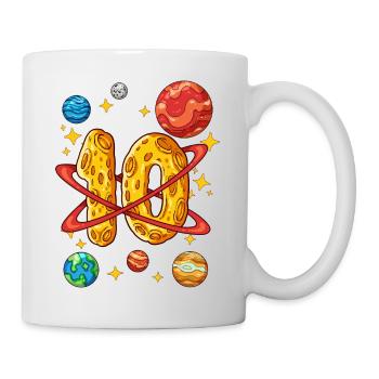 10 Anniversaire Astronaute de l’espace 10 ans - Mug blanc - blanc - Droite