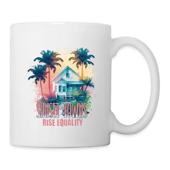 Sunset Sunrise Inclusive Equality Elevation - Mug - white - Right