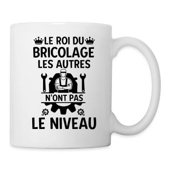 Roi du bricolage 2 - Mug blanc - blanc - Droite