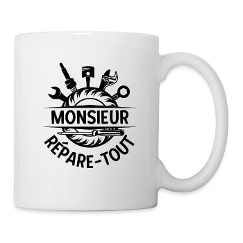 Bricoleur réparateur dépannage 1 - Mug blanc - blanc - Droite