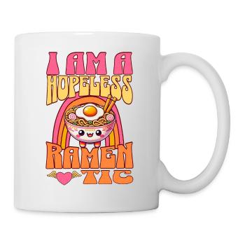 I Am A Hopeless Ramentic Funny Ramen Noodle Pun - Mug - white - Right