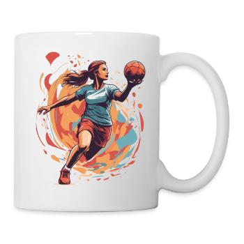 Handball player Streetwear & Iconic Style - Mug - white - Right