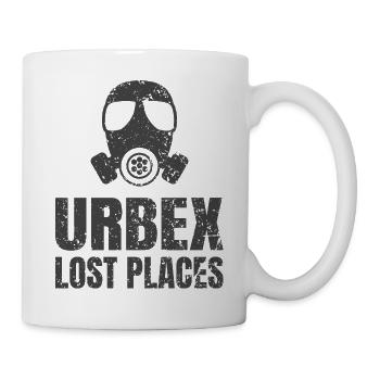 URBEX Lost Places grises rayées - Mug blanc - blanc - Droite