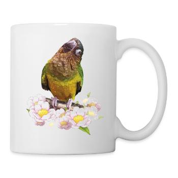 Der Dirtyface-Sittich - Tasse - Weiß - Rechts
