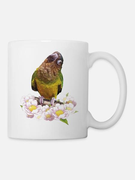 Der Dirtyface-Sittich - Tasse - Weiß
