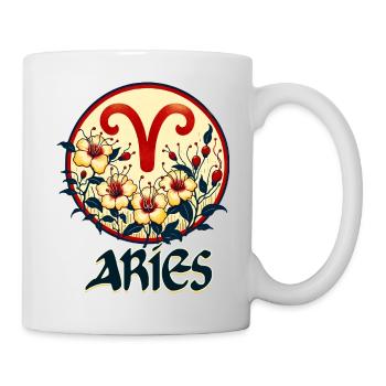Aries Zodiac - Mug - white - Right