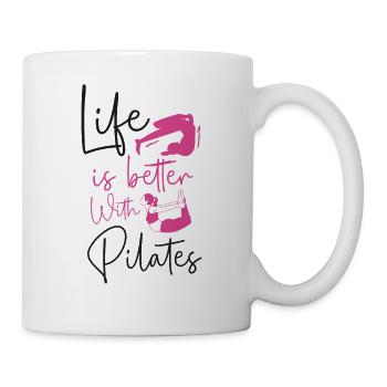 Pilates Instructor Teacher Life Is - Mug - white - Right
