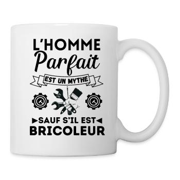 homme parfait bricoleur parfait 1 - Mug blanc - blanc - Droite