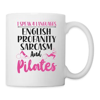Instructeur de Pilates Professeur Je parle - Mug blanc - blanc - Droite