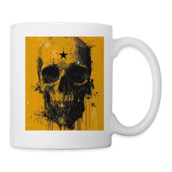 The Skull - Skull, Totenkopf, Teufel - Tasse - Weiß - Rechts
