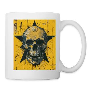 The Skull - Skull, Totenkopf, Teufel - Tasse - Weiß - Rechts