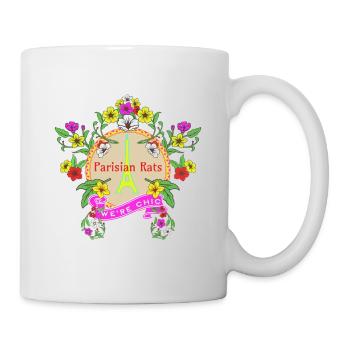 Paris Adventure Eiffel Parisian Rat Mouse Whiskers - Mug - white - Right
